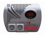 Стабилизатор напряжения РЕСАНТА АСН-1000 Н2/1-Ц 2 розетки настенный