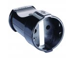 Розетка штепсельная черная Makel 10054