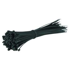 Стяжка кабельная нейлоновая 4х200 (100шт) черная АБК-СИЛА