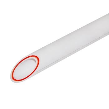 Труба PP-R белая арм стекловолокном Дн 40х5,5 Ру20 SDR7,4