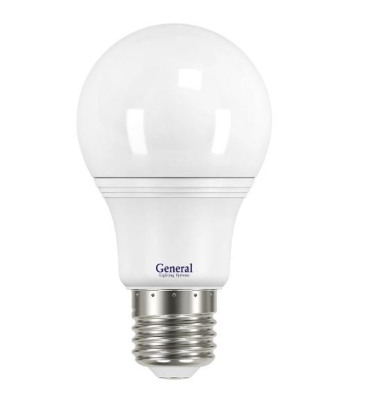Лампа светодиодная A60 11w 827 E27 тёплый свет General GLDEN-WA60-11-230-E27-2700 угол 270
