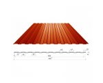 Профлист С-8 0,5*1,18*2,0 RAL 3009 (ПУРЕТАН) оксидно-красный