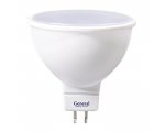 Лампа светодиодная MR16 8w 830 220v GU5.3 тёплый свет General GLDEN-MR16-8-230-GU5.3-3000