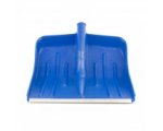 Лопата для уборки снега пластиковая, синяя, 420х425 мм, без черенка, Россия Сибртех