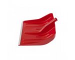 Лопата для уборки снега пластиковая, красная, 420х425 мм, без черенка, Россия Сибртех
