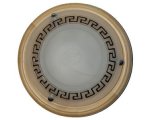 Светильник настенно-потолочный дерево D360 2хЕ27