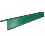 Торцевая планка (Ветровая) 100х2000 зеленая Т