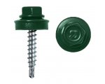 Саморез с шайбой EPDM 4,8*51 ral 6005