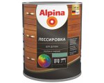Защита древесины Alpina лессировка 0,75л белый
