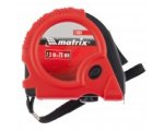 Рулетка Rubber, 7,5 м х 25 мм, обрезиненный корпус Matrix