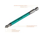 Optimum Line Биты, PH2, 100 мм, тип хвостовика E 1/4